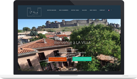 Exemple de site WordPress : La Villa